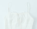 French Retro Square Collar Sexy Embroidery Suspender Sexy Stitching Lace Dress