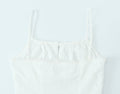 French Retro Square Collar Sexy Embroidery Suspender Sexy Stitching Lace Dress