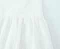 French Retro Square Collar Sexy Embroidery Suspender Sexy Stitching Lace Dress