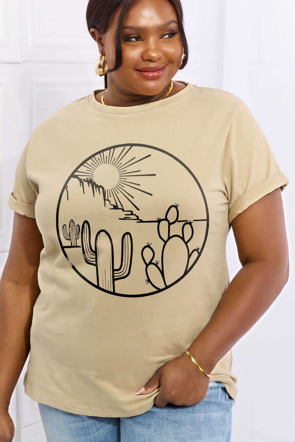 Simply Love Full Size Desert Graphic Cotton Tee