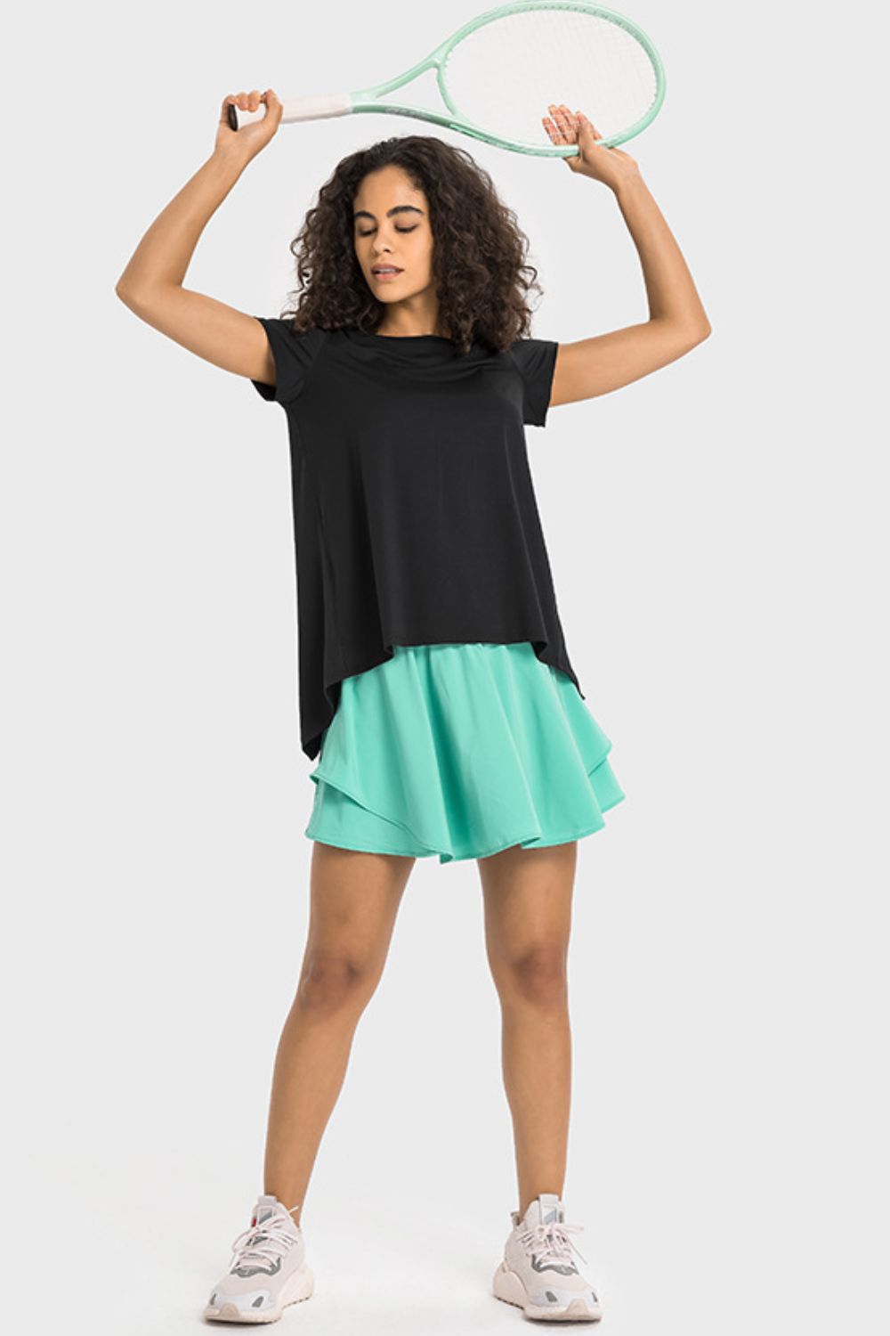 Millennia Tie Back Short Sleeve Sports Tee