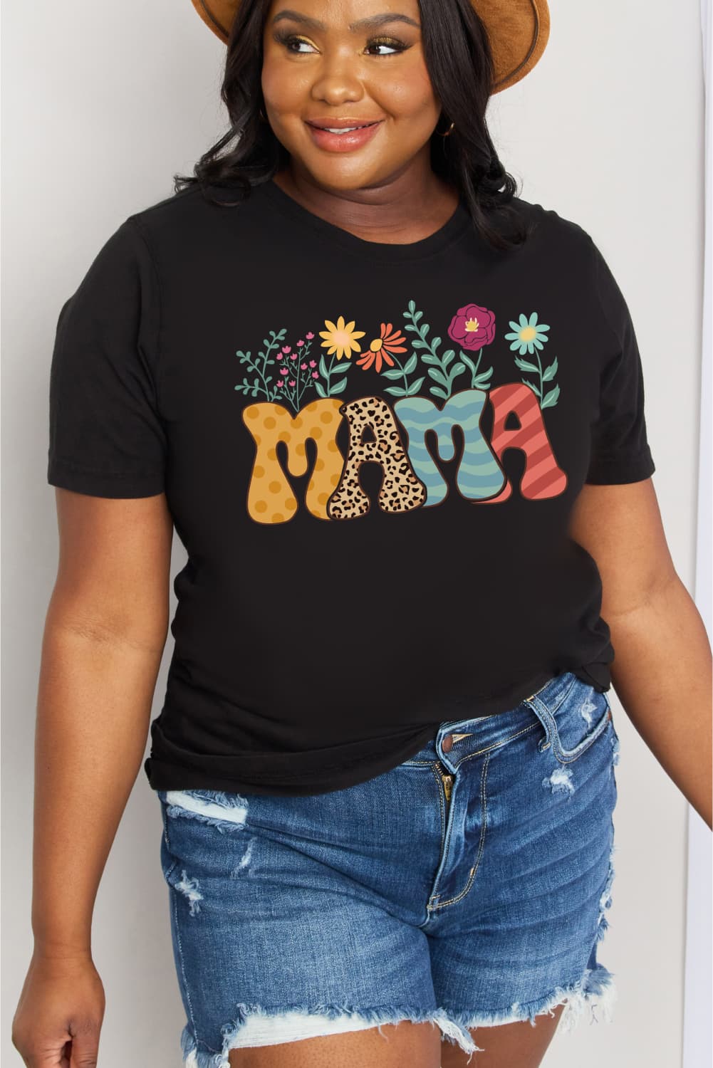 Simply Love Full Size MAMA Graphic Cotton Tee