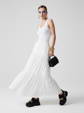BROOKLYN BREEZE Tiered Maxi Skirt ECO FASHION BYMANYC ® New York