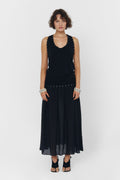 YUAN TANK TOP IN BLACK