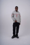 "Heartbeat" Embroidered Graphic Hoodie