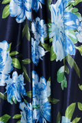 ELEGANT BLOSSOM WOVEN MAXI DRESS