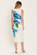 BLUEBELL WHISPER POWER MESH MIDI DRESS