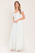 ANGELIC GARDEN WOVEN MAXI DRESS