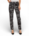Krazy Larry P507 Pull on Pant - Black French News