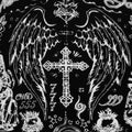 "TATTOO" ZIP UP - MIDNIGHT