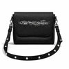 "TRIBAMETAL" LEATHER MESSENGER BAG