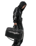 "TRIBAMETAL" LEATHER DUFFLE