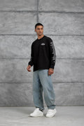 Unisex Text Sleeve Long-Sleeve T-Shirt – Urban Graphic Pullover