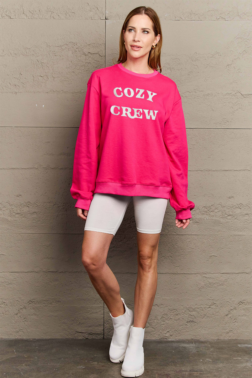 Simply Love Full Size COZY GREW Graphic Sweatshirt