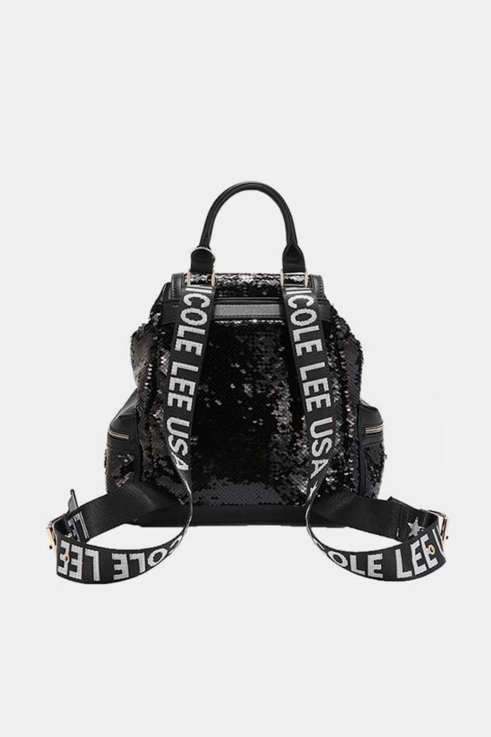 Nicole Lee USA Sequin Patch Backpack