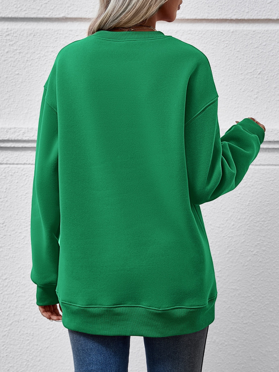 MERRY CHRISTMAS Dropped Shoulder Sweatshirt