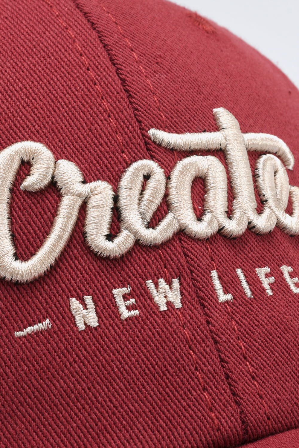 CREATE NEW LIFE Adjustable Cotton Baseball Cap