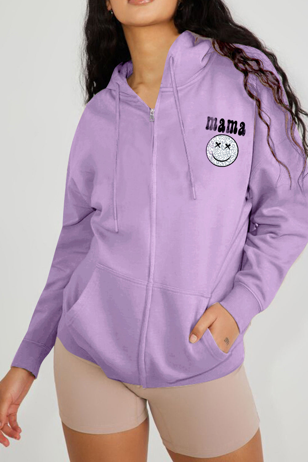 Simply Love Full Size MAMA Graphic Hoodie