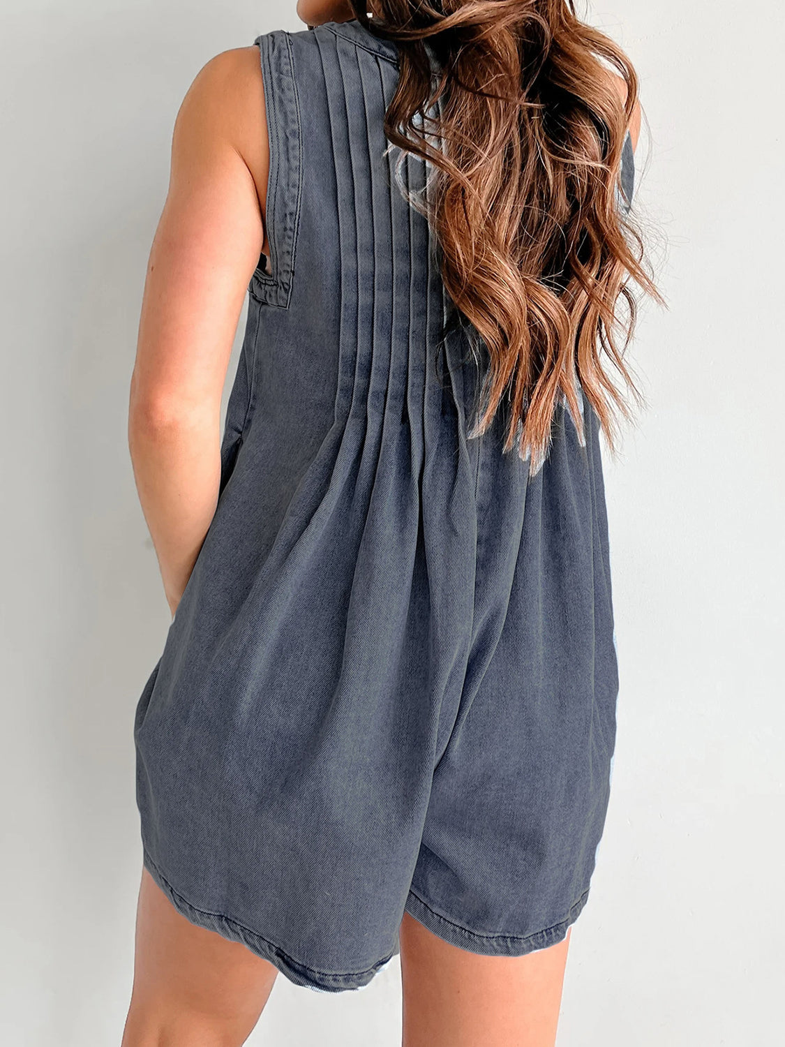 Tied Romper with Pockets