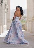 Nessa Metallic Dress - Blue