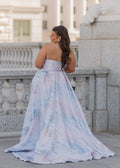 Nessa Metallic Dress - Blue