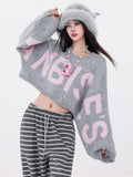 SITRA Women's Casual Retro Loose Knit Sweater